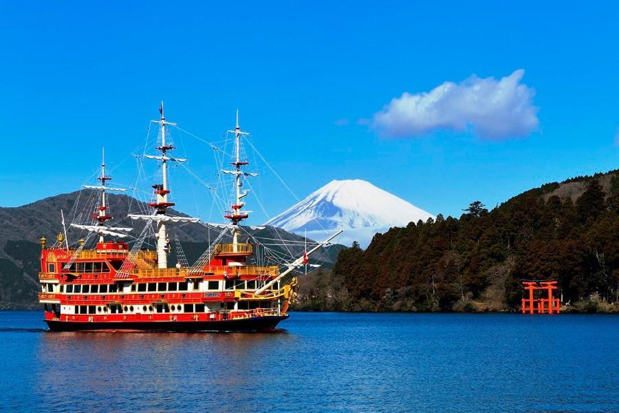 New Open『天然温泉』芦ノ湖畔の完全貸切別荘 Hakone Buitenkant foto